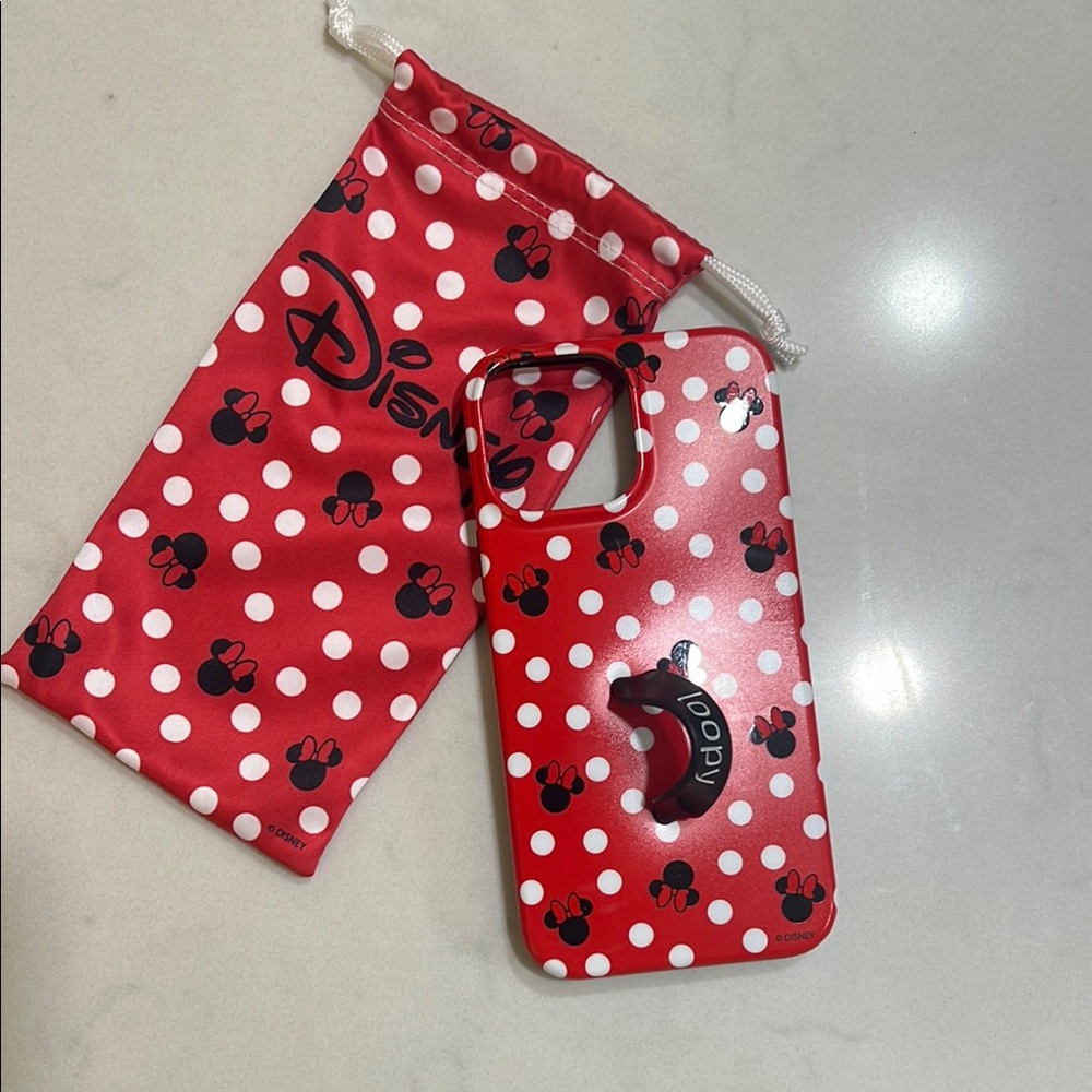 Disney Red Polka Dot iPhone Loopy Case